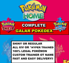 Komplett/Full Galar Pokedex - Pokemon Schwert/Schild HOME EVs Trainiert