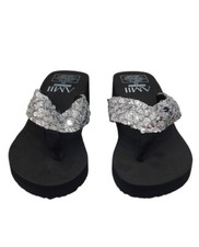 Sommer Damen KeilabsatzSandalen Plateau StrandZehentrenner Flip Flops 40 