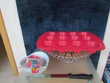 Hochwertige Walther Glas-Tortenplatte, Offen/- Maffinform, Messlöffel-Set, TOP