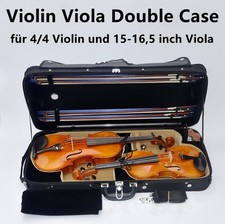 Violin Viola Double Case