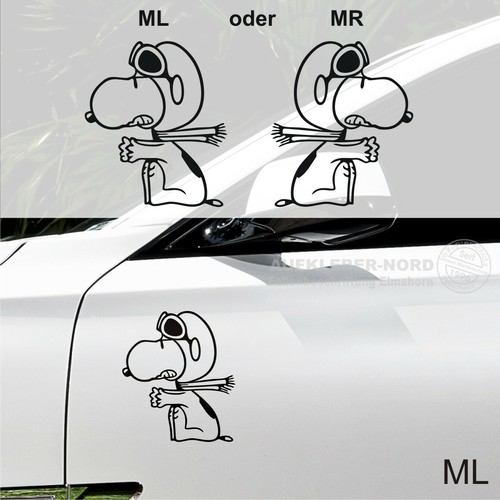 Aufkleber snoopy baron - aufkleber,