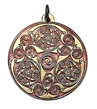 Keltische Triskele Messing