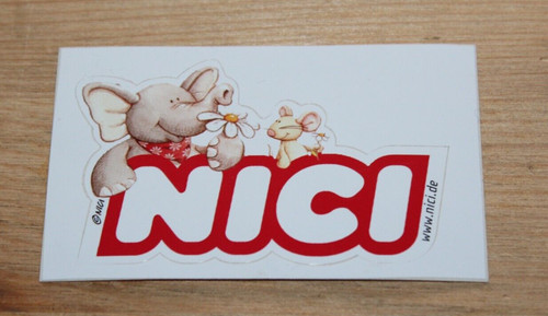 Aufkleber nici elefant - aufkleber, maus