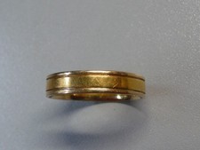 Goldring, Ring, Ehering, massiv 18 Karat, 750-er Gold, 4,89 g, Ringgröße 65