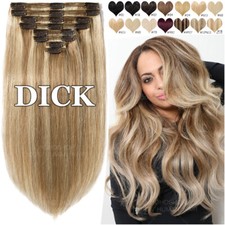 8 Tressen DICK Clip In 100%
