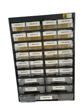 Allit Kleinteilemagazin VarioPlus Basic 47 schwarz, gelb, Sortierkasten