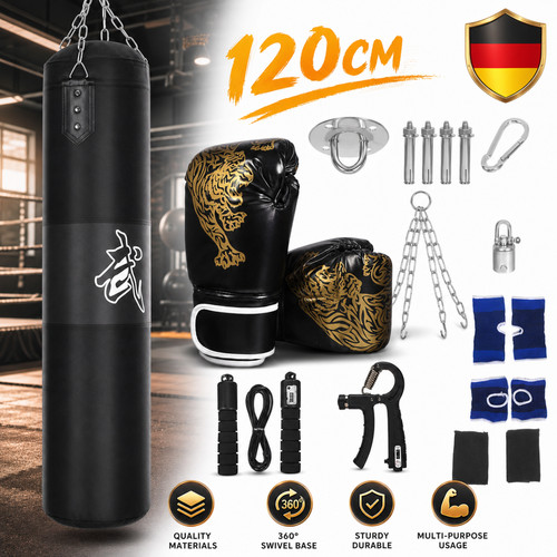 Boxsack set 120cm sandsack - set,
