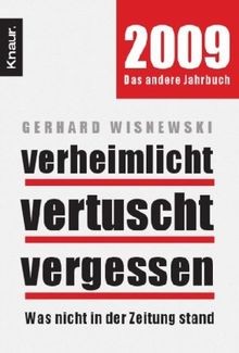 Verheimlicht vertuscht - vertuscht,
