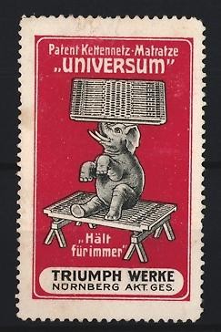 Reklamemarke nürnberg - reklamemarke,