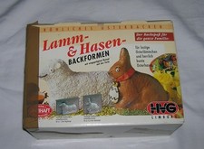 Backformen-Set 2tlg. Hasenform Lammform aus Stahlblech Ostern Backen