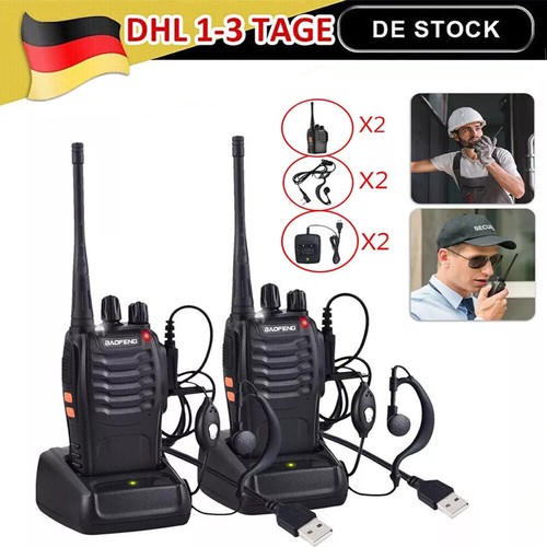 2xbaofeng walkie talkie uhf - walkie,