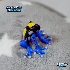 Handgefertigter Glas Frosch