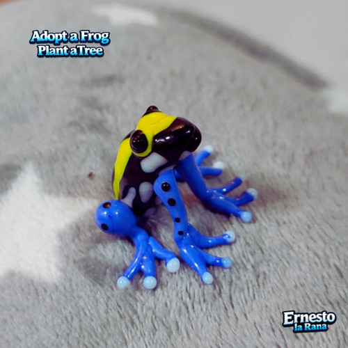 Handgefertigter glas frosch - handgefertigter,