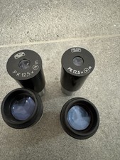 Carl Zeiss Jena Okulare PK 12,5×/16 m & GF-P 10×/18 C – 4 Stück – DDR