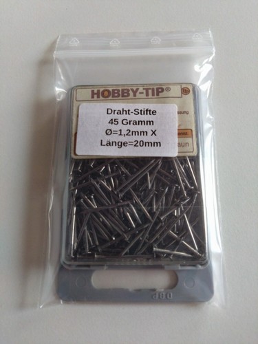 Draht stifte 2mm x - Ø=1,2mm,