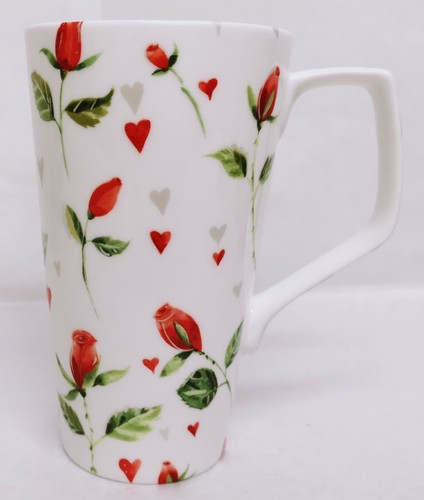 Herzen rote rosen becher - becher, bone