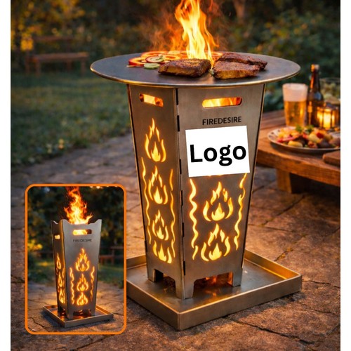 Feuerkorb personalisiert 80cm