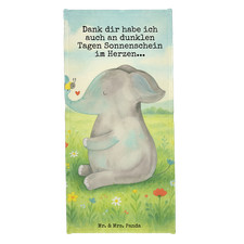 Badehandtuch elefant biene - badehandtuch,