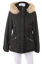 Zara trf parka fake - fake, fur