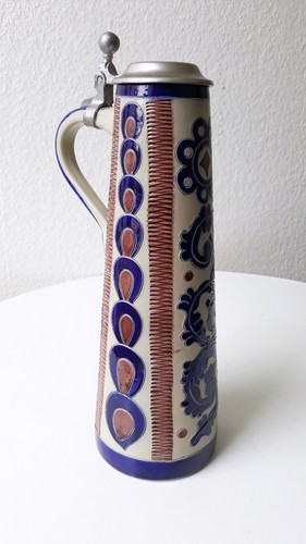 Göbel bierkrug zinndeckel - göbel,