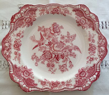 Crown Ducal Bristol rot Platte