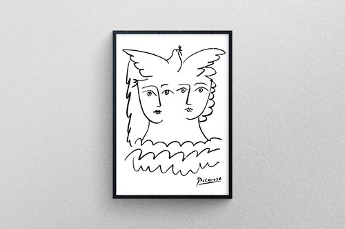 Picassos zwei kopf taube - zwei,
