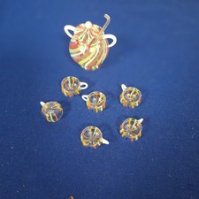 Altes Bowle Service Lauscha