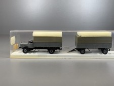 1:87 BREKINA Hängerzug Mercedes Benz OVP /  3 JJ 261