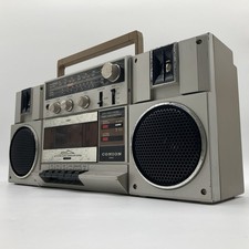 CONION C-124FLG Vintage Japan Ghettoblaster Radio Cassette 4Band FM/MW/LW/SW ✅