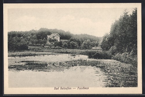 Ansichtskarte bad salzuflen - ansichtskarte,