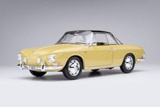 VW Karmann Ghia Typ 34 Manila yellow / black top 1:18 Norev 