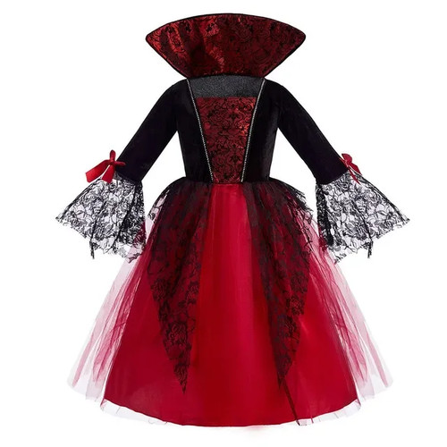 Gothic vampir mädchen kleid - mädchen,
