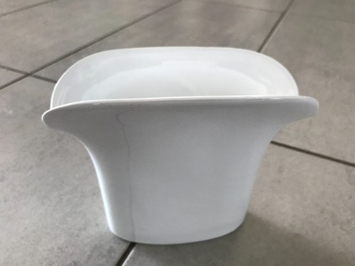 Boltze vase weiß viereckig - weiß,,