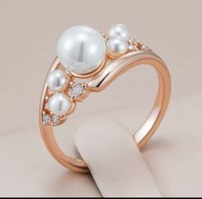 Damen Ring,Zuchtperlen 585