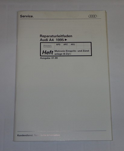 Werkstatthandbuch audi typ - a4,