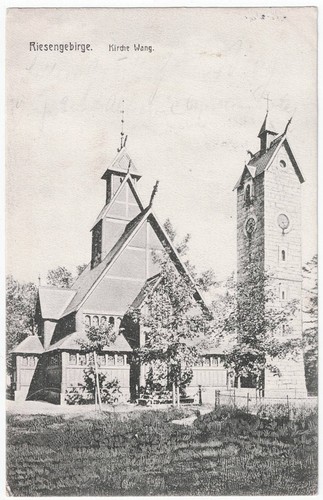 Alte riesengebirge kirche - alte, ak