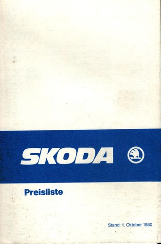 Prospekt skoda pkw preise von - prospekt,