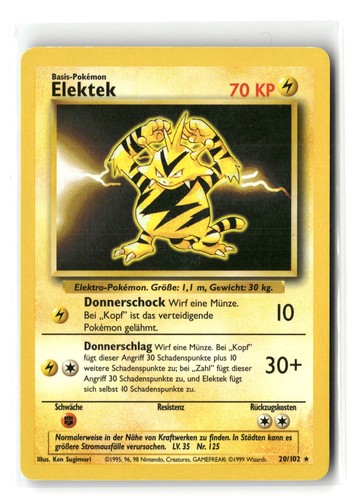 Pokémon tcg elektek basis - elektek,
