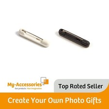 Schwarz Kunststoff Brosche Pin