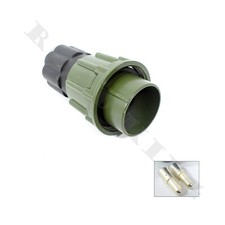 NATO Steckdose Stecker 2 polig