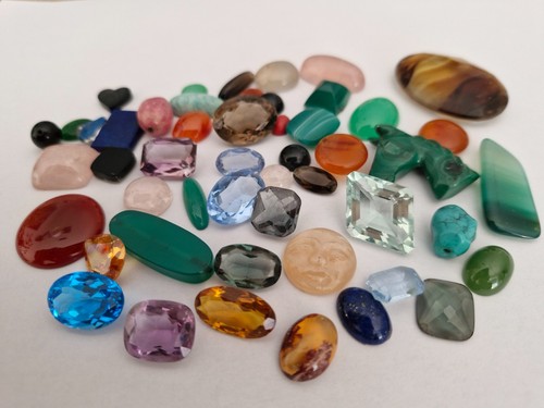 Konvolut schmuck steine aus - konvolut,