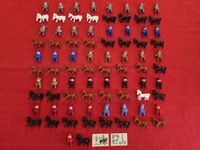 Ü-Ei/1986/Steckfiguren/Ritter Kunibert Pferd/41 Varianten/rot/hellblau.../+2 BPZ