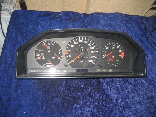 Mercedes w124 tacho 240km - w124, 240km/h