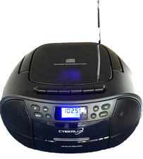 Cyberlux, Tragbares Radio, CD-Player, MC Kassetten Stereoanlage, Kompaktanlage
