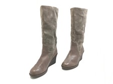 Flip Flop Damen Stiefel Stiefelette Boots Leder Freizeit Comfort Grau Gr 41