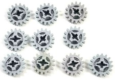 LEGO Nr- 4640536 technic Zahnrad 16 Zähne hellgrau  10 Stück