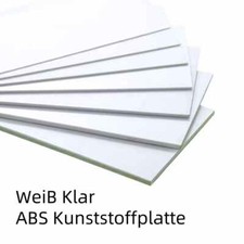 ABS Kunststoffplatte Platte Hartplastikplatte Schlagzähigkeit Platte Weiß Klar