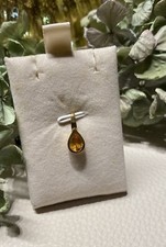 Anhänger Damen Citrin 333 Gold WIE NEU Elegantes Design, Zeitlos & Edel