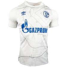 Umbro FC Schalke 04 Away Trikot S04 Fussball Saison 2020/2021 Gr.M Weiß