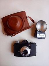 Agfa CLICK - II Achromat 1:8,8 Vintage Kamera mit Blitz und Tasche